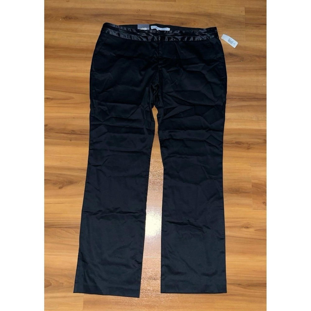 NWT Old Navy The Diva Low Rise Tuxedo Straight Leg Stretch Pants